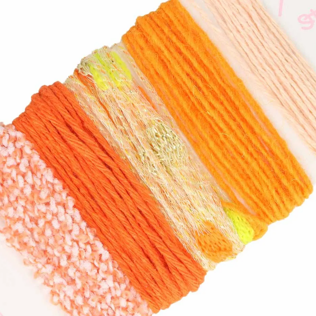 Pokeori Asobi Weaving Yarn :  Oranges