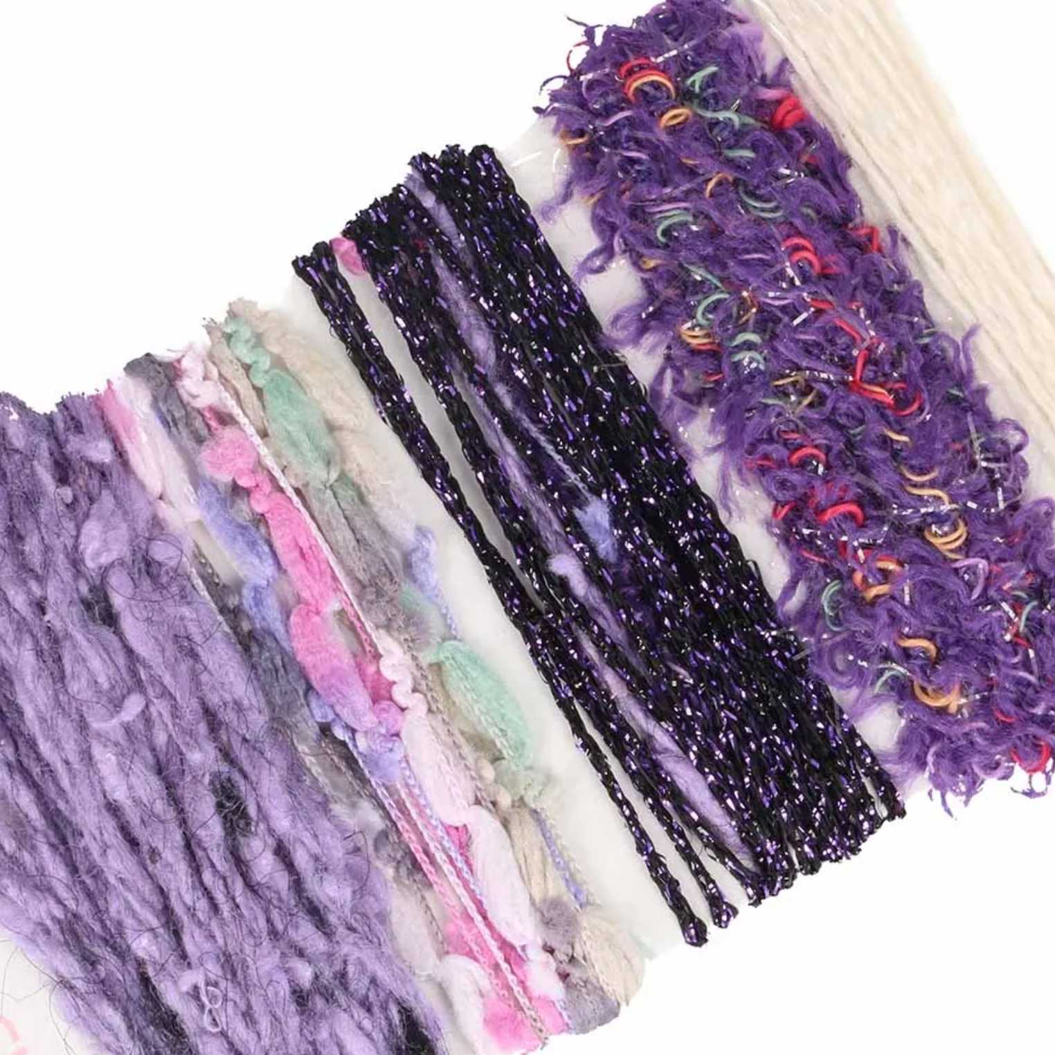 Pokeori Asobi Weaving Yarn :  Purples