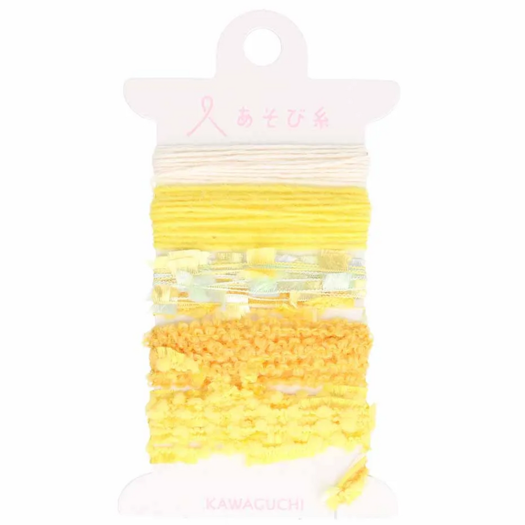 Pokeori Asobi Weaving Yarn :  Yellows
