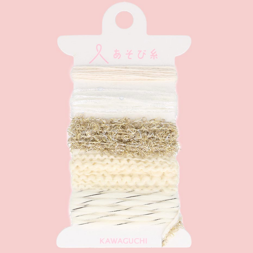 Pokeori Asobi Weaving Yarn :  Whites / Neutrals
