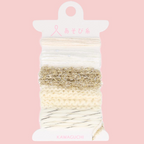 Pokeori Asobi Weaving Yarn :  Whites / Neutrals