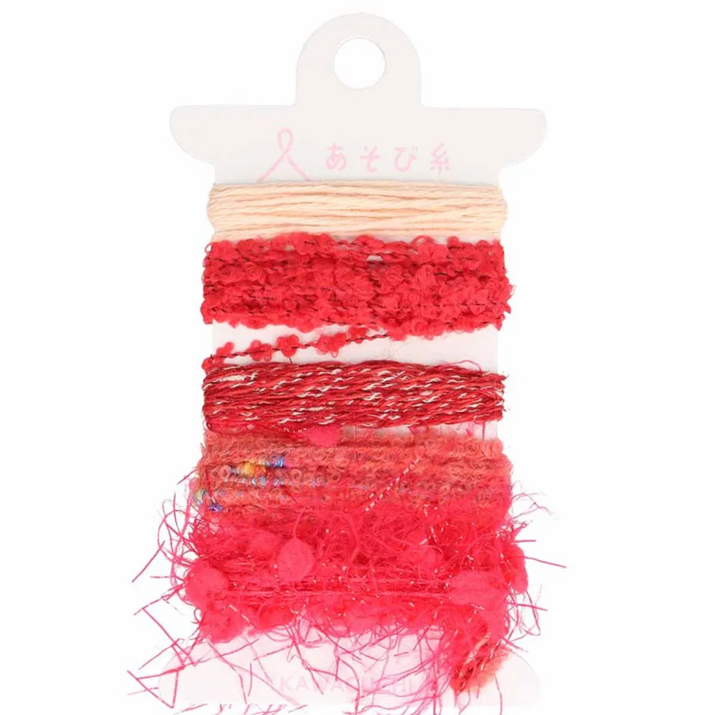 Pokeori Asobi Weaving Yarn :  Reds