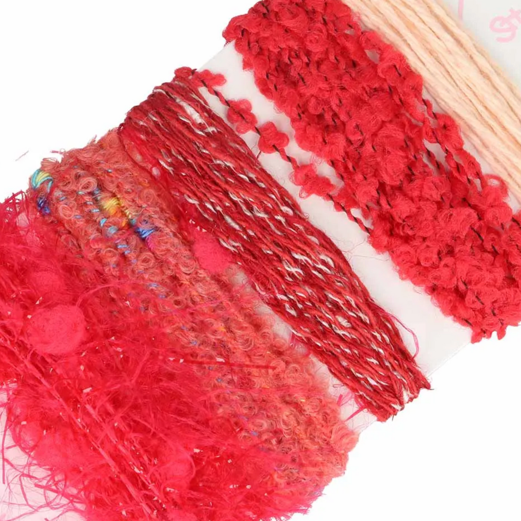 Pokeori Asobi Weaving Yarn :  Reds