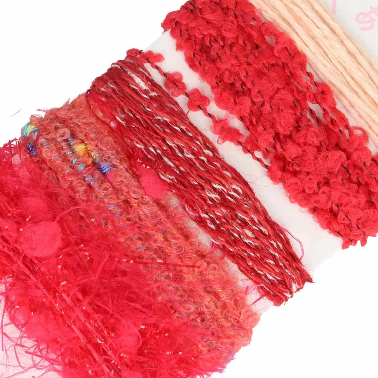 Pokeori Asobi Weaving Yarn :  Reds