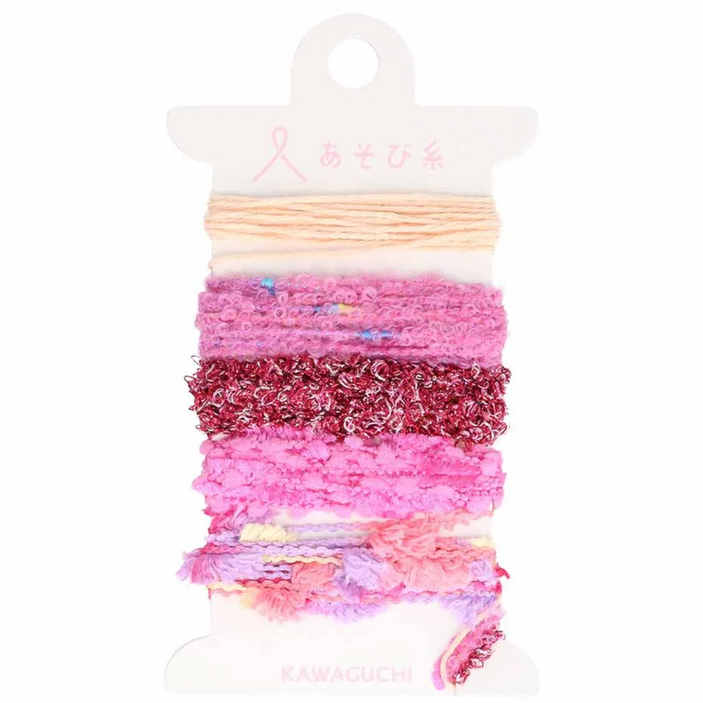 Pokeori Asobi Weaving Yarn :  Pinks