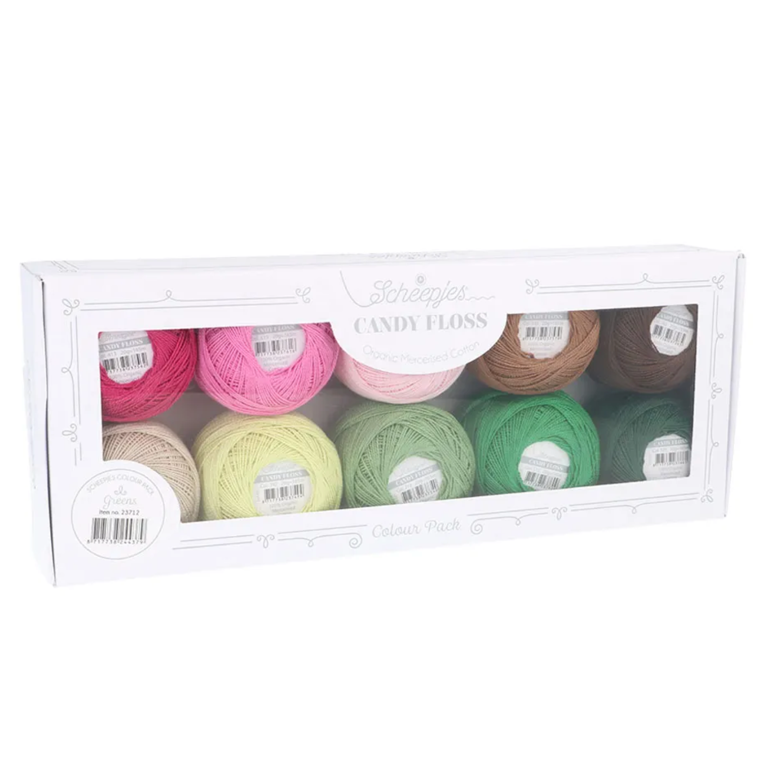 Scheepjes Candy Floss Colour Pack 10x20gr : Greens