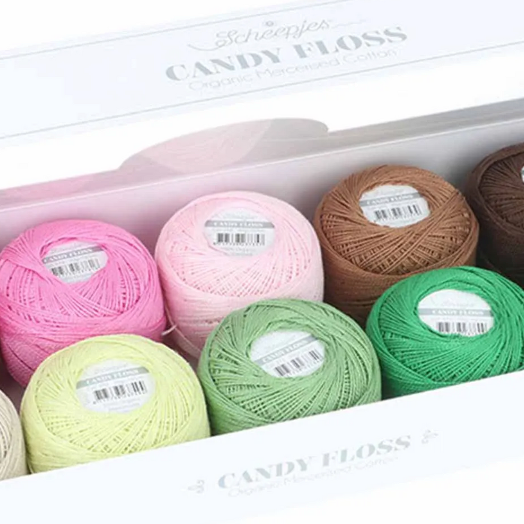 Scheepjes Candy Floss Colour Pack 10x20gr : Greens