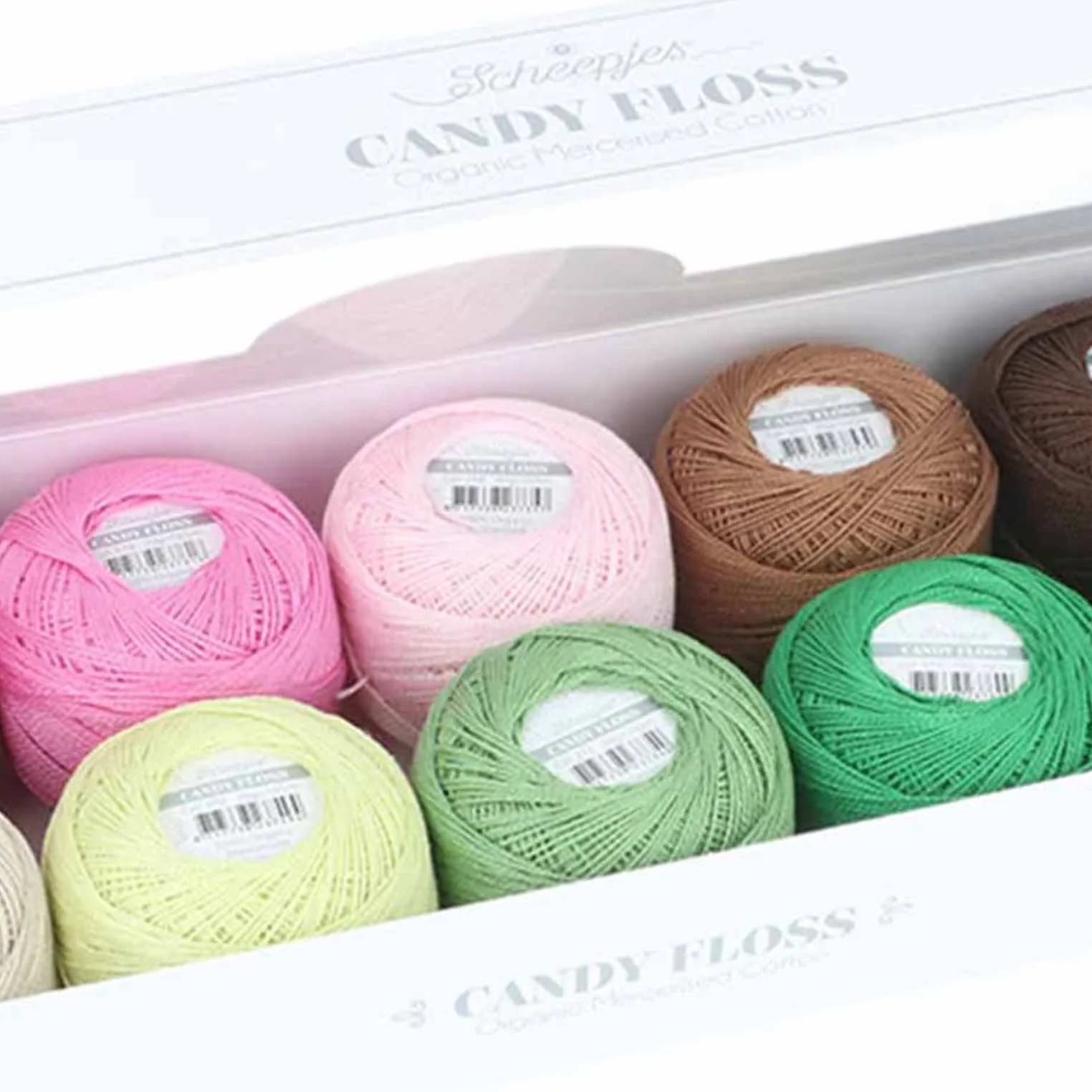 Scheepjes Candy Floss Colour Pack 10x20gr : Greens