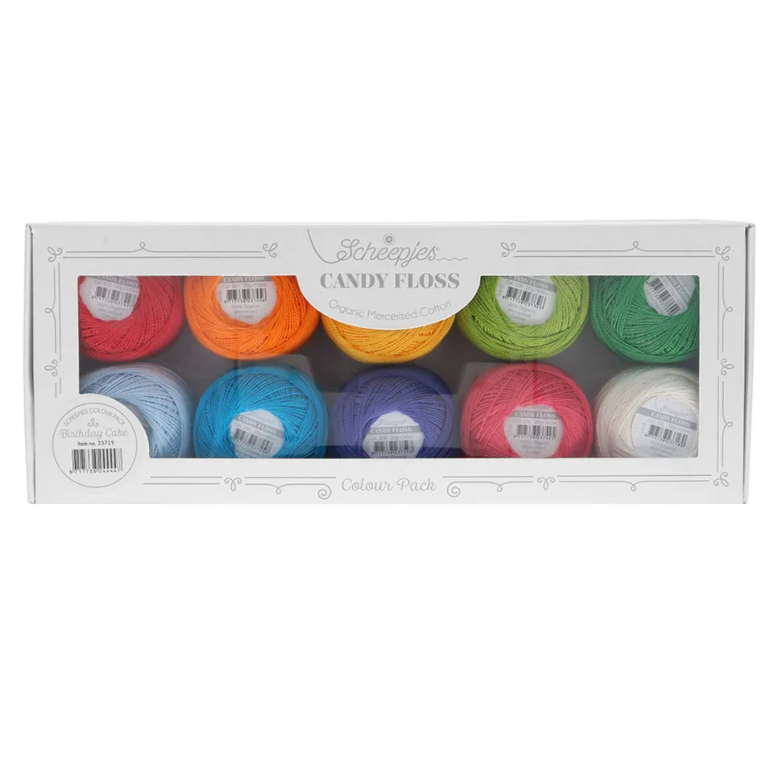 Scheepjes Candy Floss Colour Pack 10x20gr : Birthday Cake