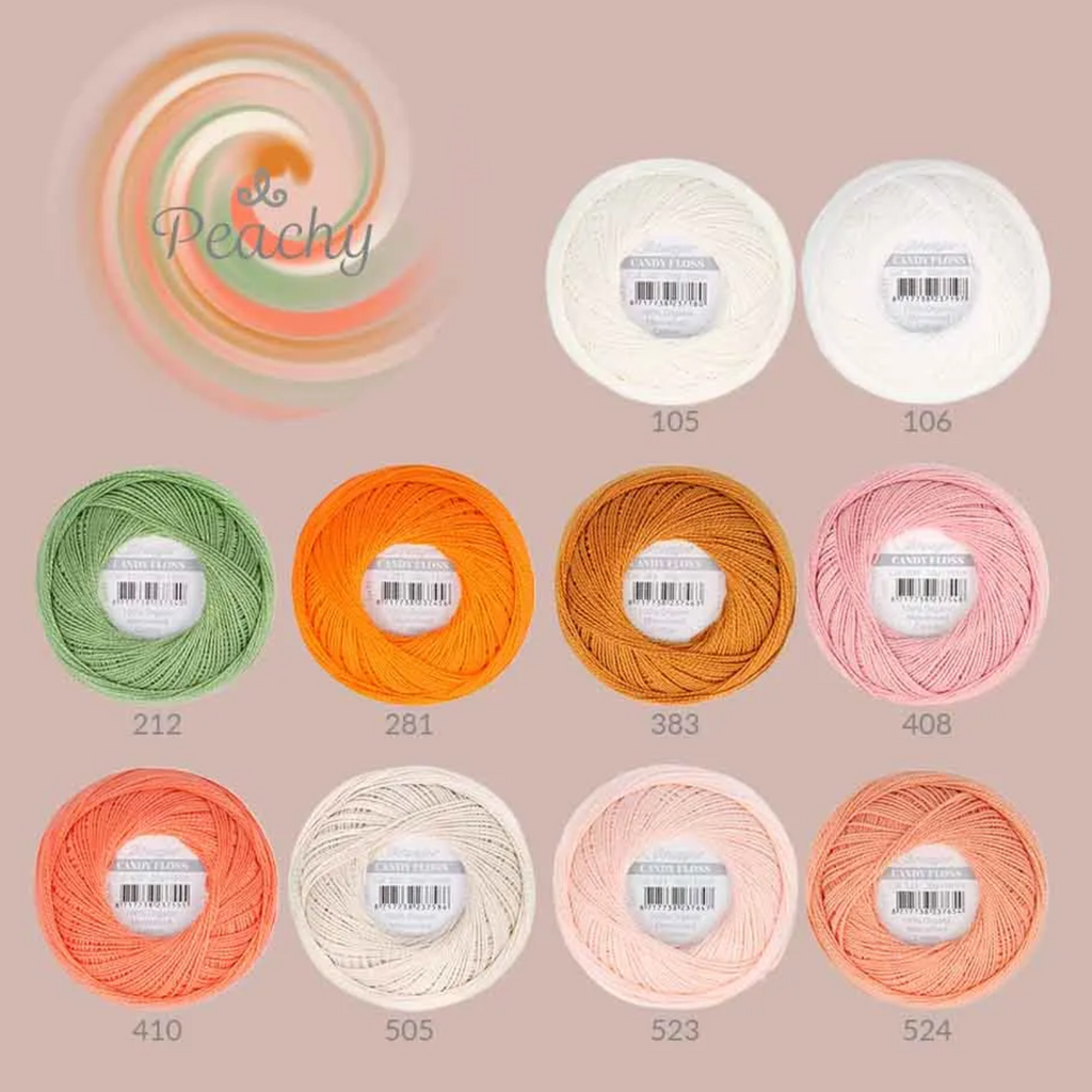 Scheepjes Candy Floss Colour Pack 10x20gr : Peachy
