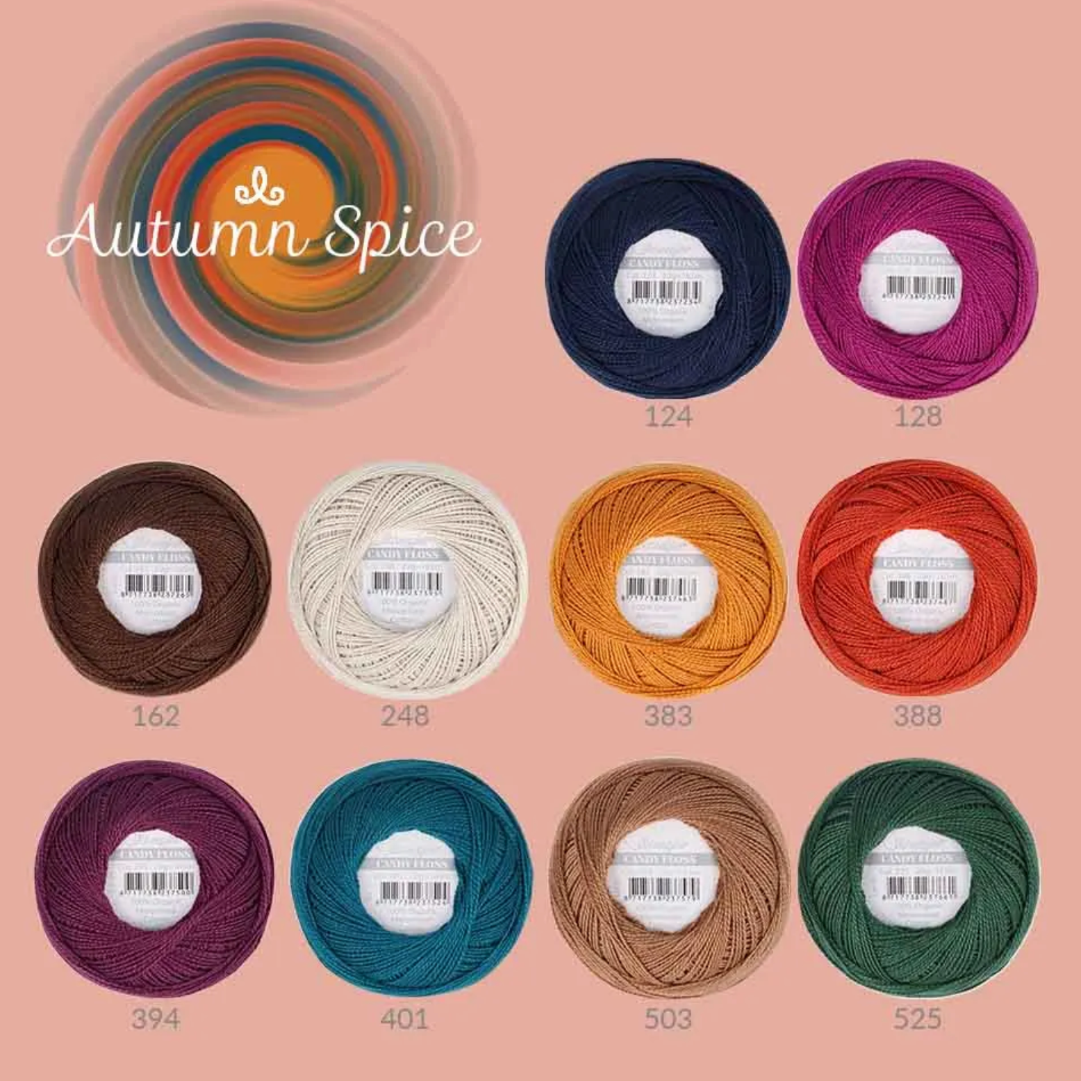 Scheepjes Candy Floss Colour Pack 10x20gr : Autumn Spice