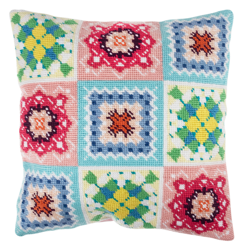 Half Stitch / Tapestry Kit: Cushion: Crochet