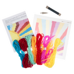 Half Stitch / Tapestry Kit: Stitch Your Own Glasses Case: Sunshine