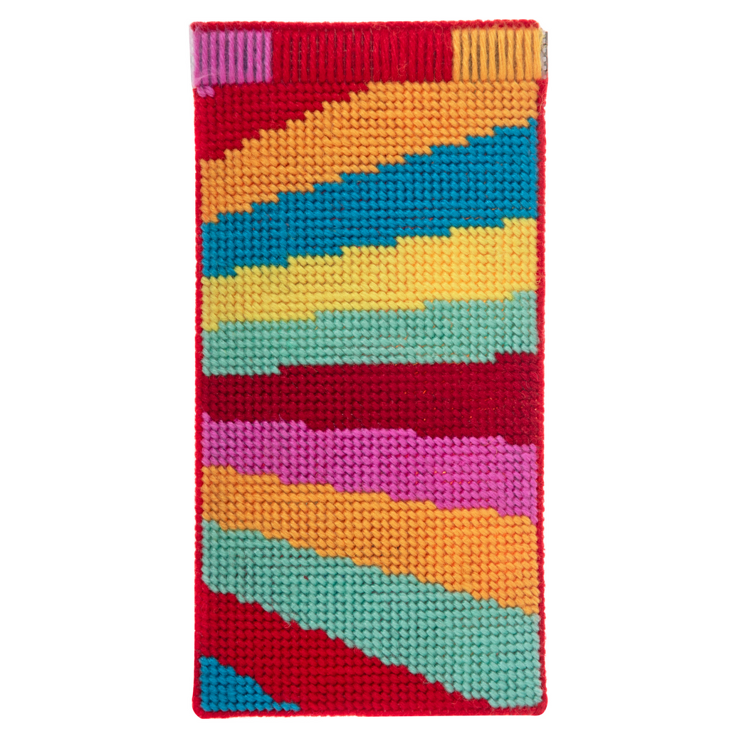 Half Stitch / Tapestry Kit: Stitch Your Own Glasses Case: Sunshine