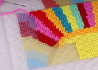 Half Stitch / Tapestry Kit: Stitch Your Own Glasses Case: Sunshine