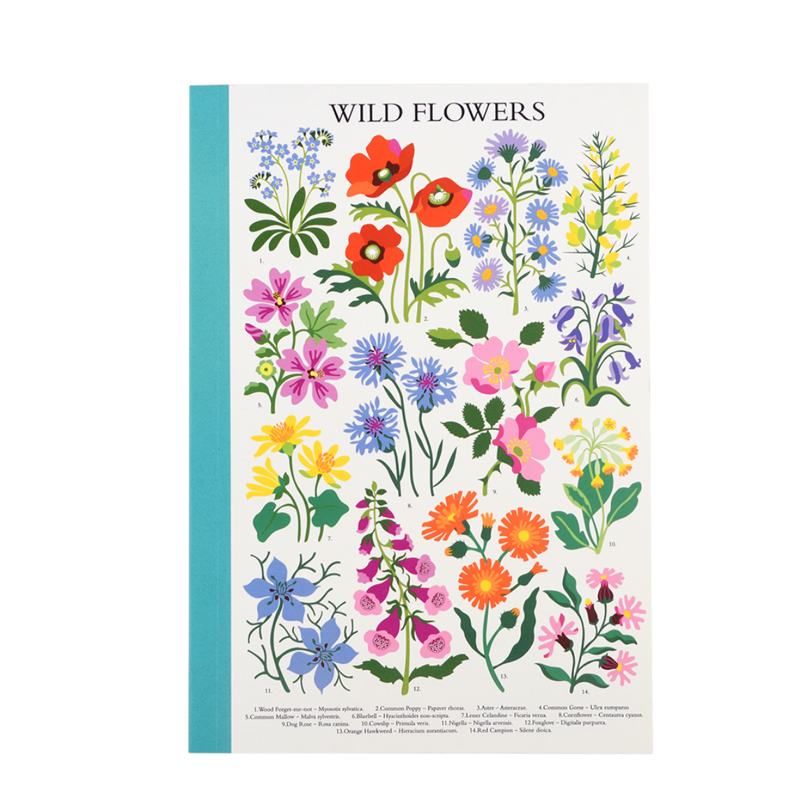 A5 Notebook : Wildflowers