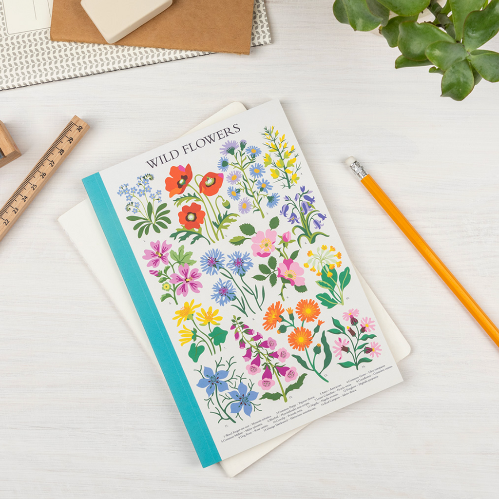 A5 Notebook : Wildflowers