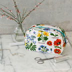 Oilcloth Crochet Hook Case / Makeup Case