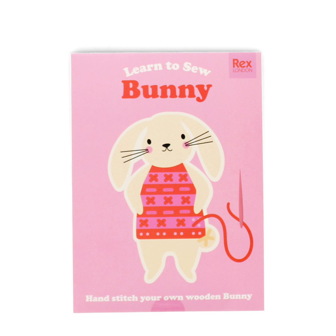 Learn to sew wooden hand-stitch set - Bunny