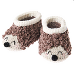 Ricorumi Crochet Kit : Baby Bootees : Hedgehog
