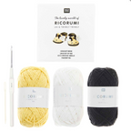 Ricorumi Crochet Kit : Baby Bootees : Bee