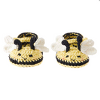 Ricorumi Crochet Kit : Baby Bootees : Bee