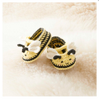Ricorumi Crochet Kit : Baby Bootees : Bee