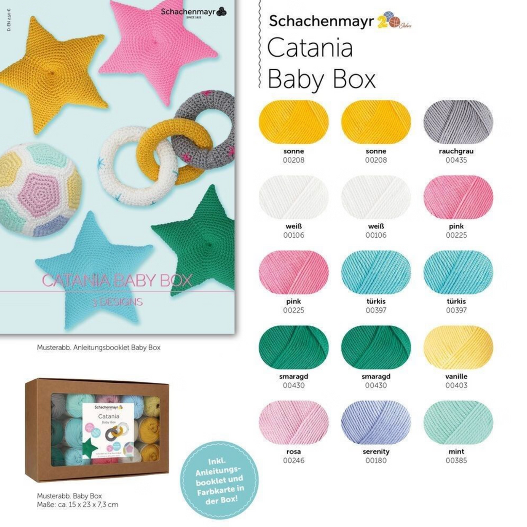 Catania Amigurumi Yarn Box Pack : 15x20g : Baby