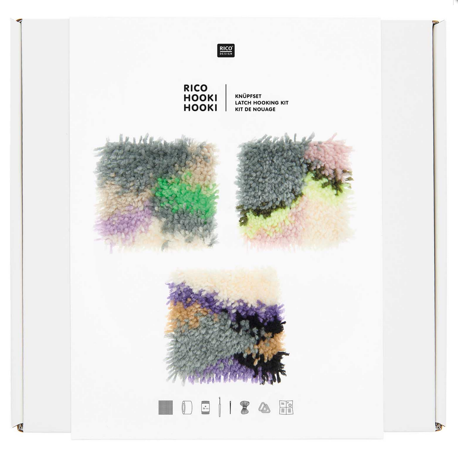 Rico Hooki Hooki Latch Hooking Kit, Marble pictures / Wall hangings