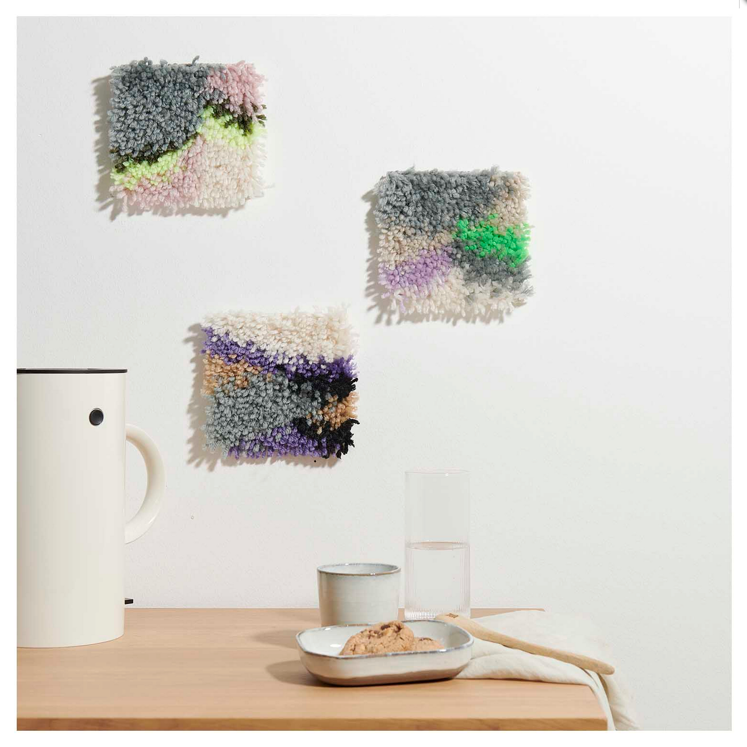 Rico Hooki Hooki Latch Hooking Kit, Marble pictures / Wall hangings