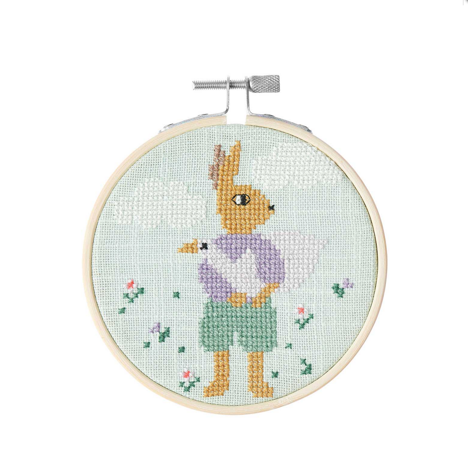 Embroidery Kit Counted Cross Stitch, Friends of Heart