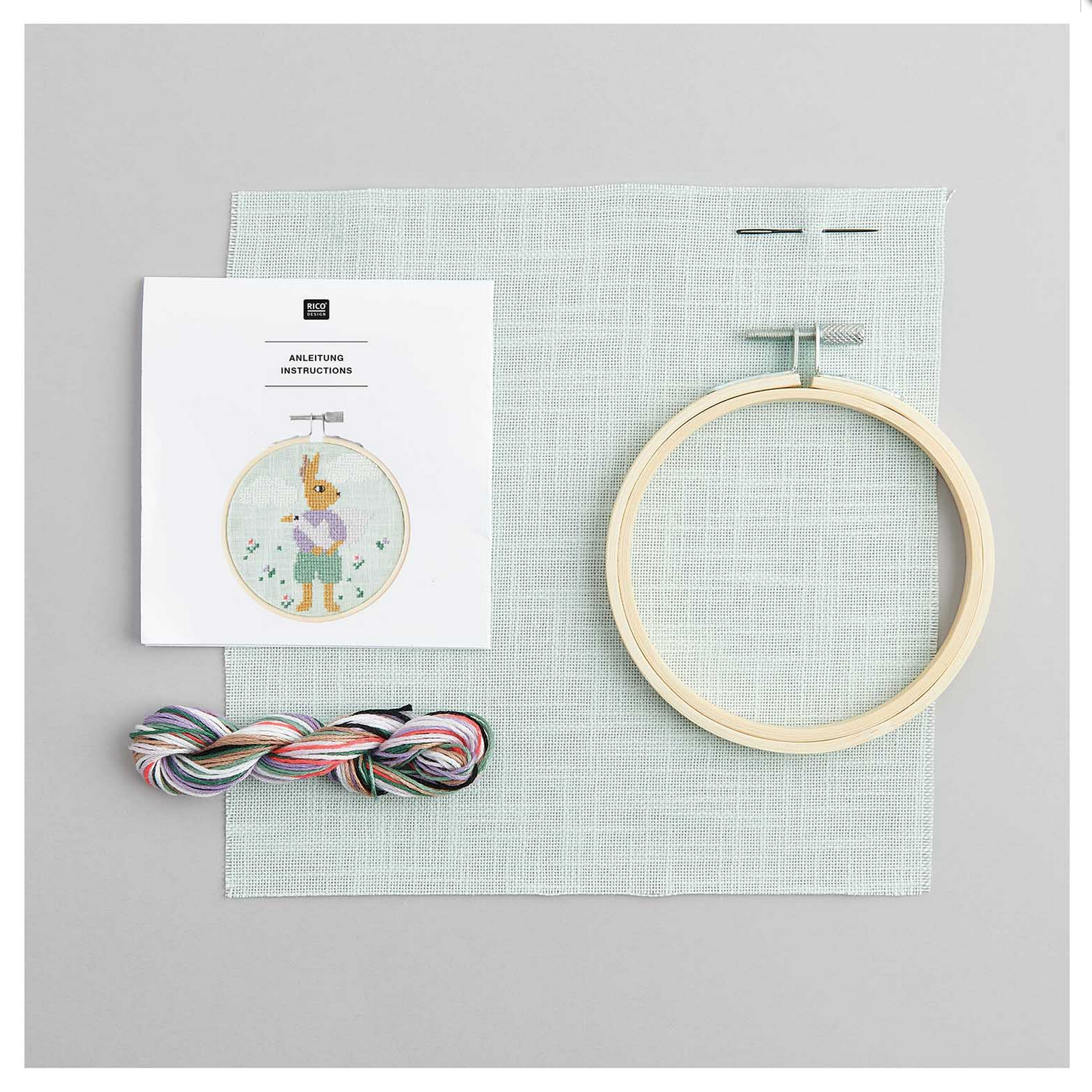 Embroidery Kit Counted Cross Stitch, Friends of Heart