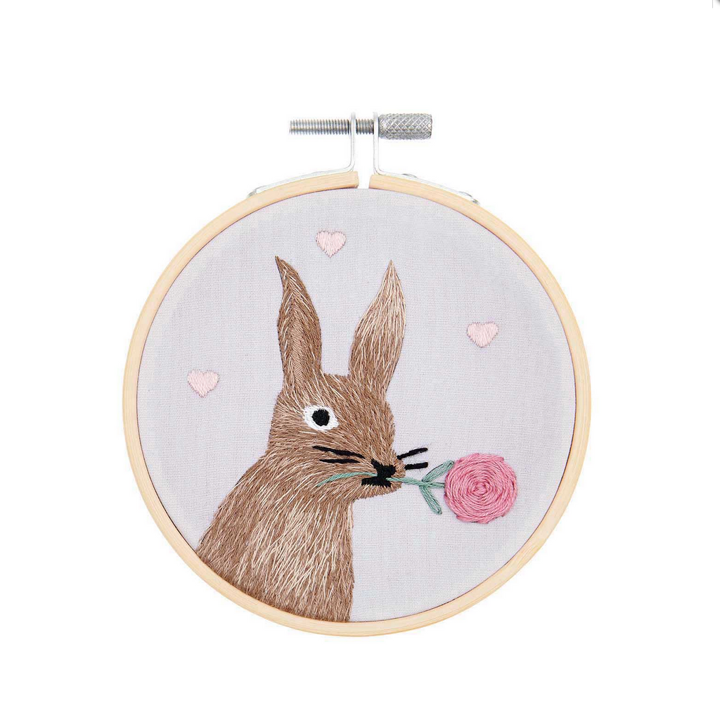 Embroidery Kit Traced, Bunny