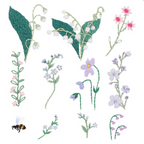 Stitch and Stick Kit : Flowers & Bee