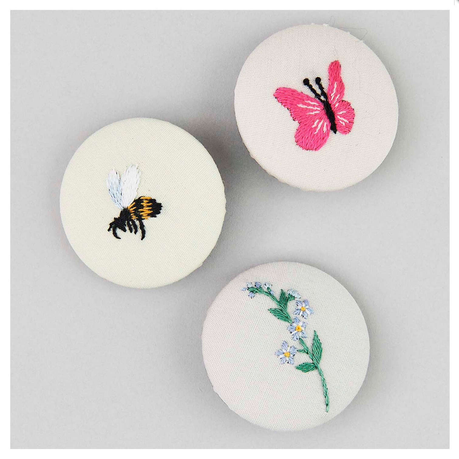 Stitch and Stick Kit : Flowers & Bee