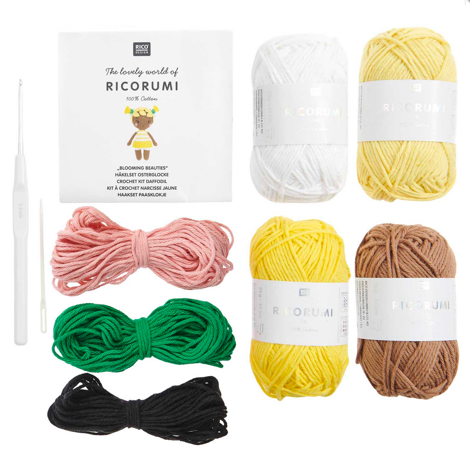 Ricorumi Crochet Kit : Blooming Beauties : Daffodil
