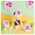 Ricorumi Crochet Kit : Blooming Beauties : Pansy