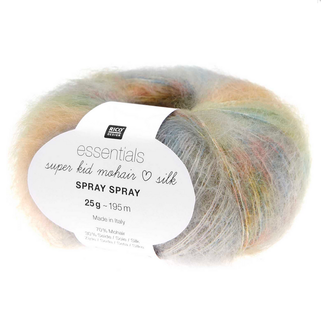 Rico Super Kid Mohair Loves Silk : Spray Spray Multicolour 009