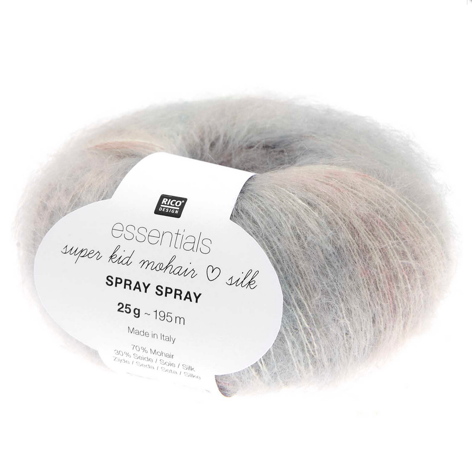 Rico Super Kid Mohair Loves Silk : Spray Spray Romantic 008