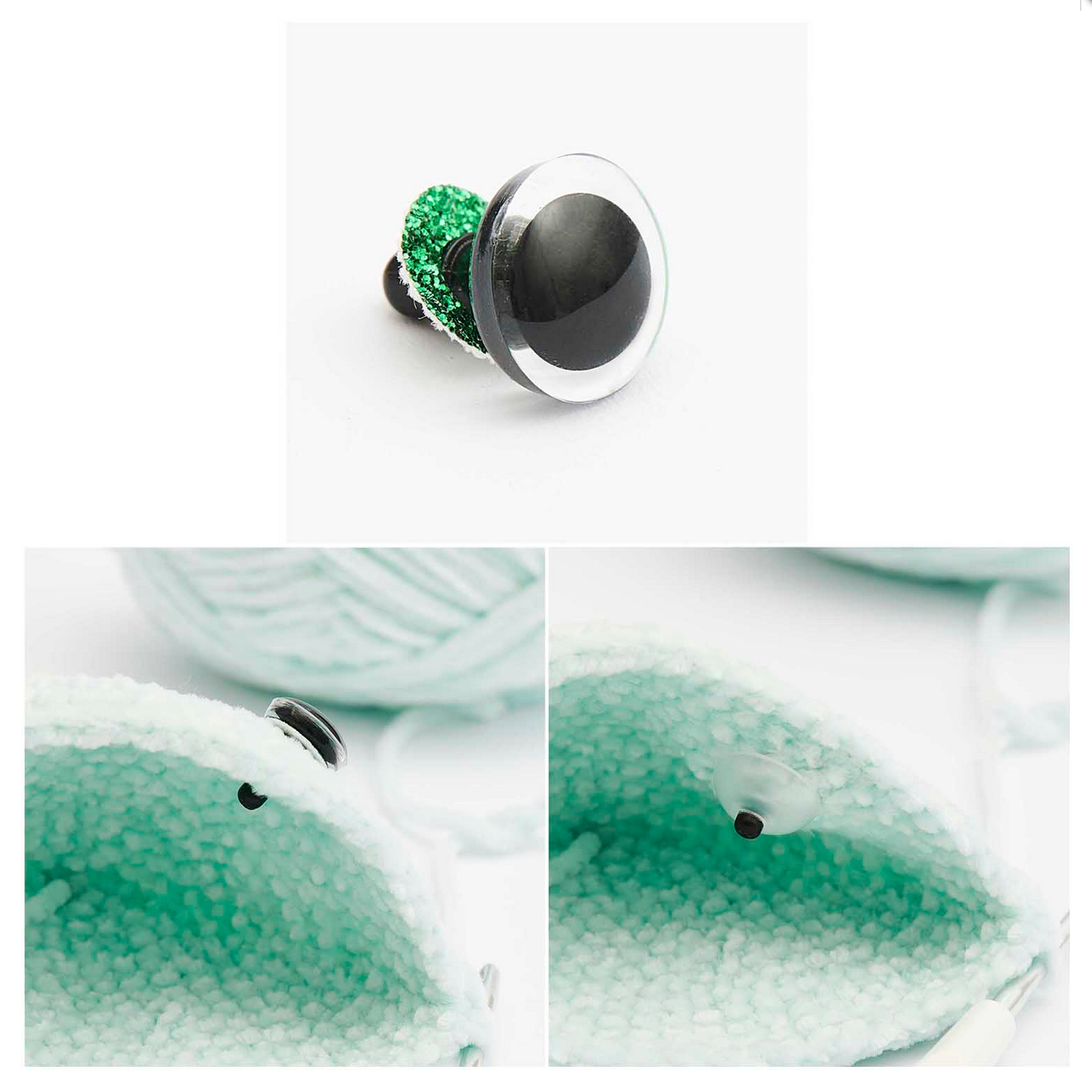 Safety eyes 2pcs, 30 mm, With 6 x colours to chose from