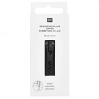 Open Ended Zipper Plastic 5mm : black 50 cm
