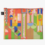 Frank Lloyd Wright Recycled Zip Pockets