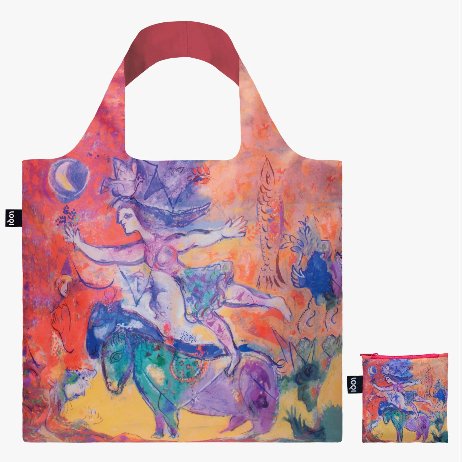 Marc Chagall The Circus Recycled Bag