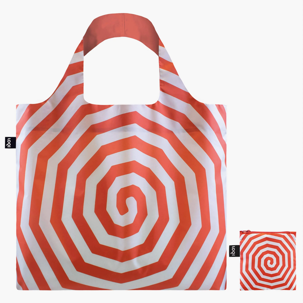 Louise Bourgeois Spirals Red Recycled Bag