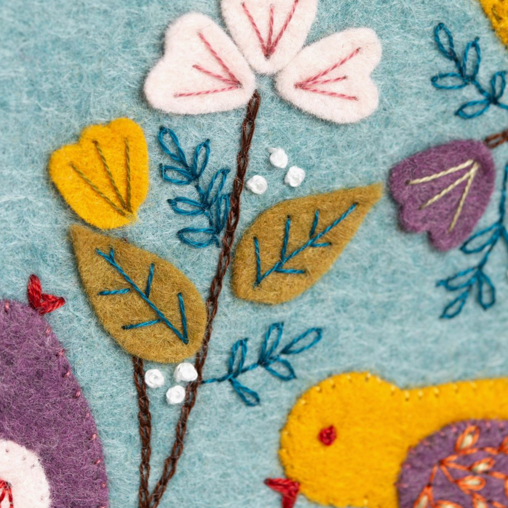 Dawn Chorus Appliqué Hoop Craft Kit