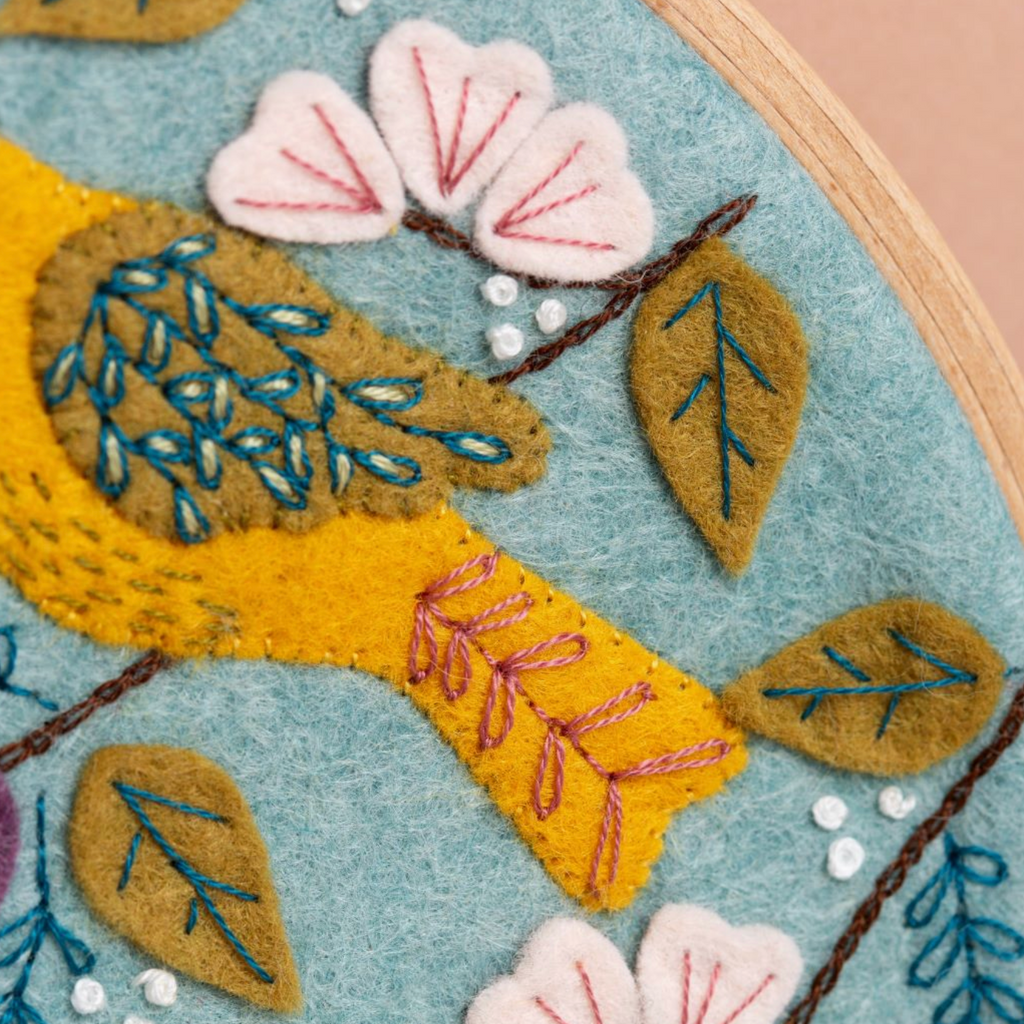 Dawn Chorus Appliqué Hoop Craft Kit