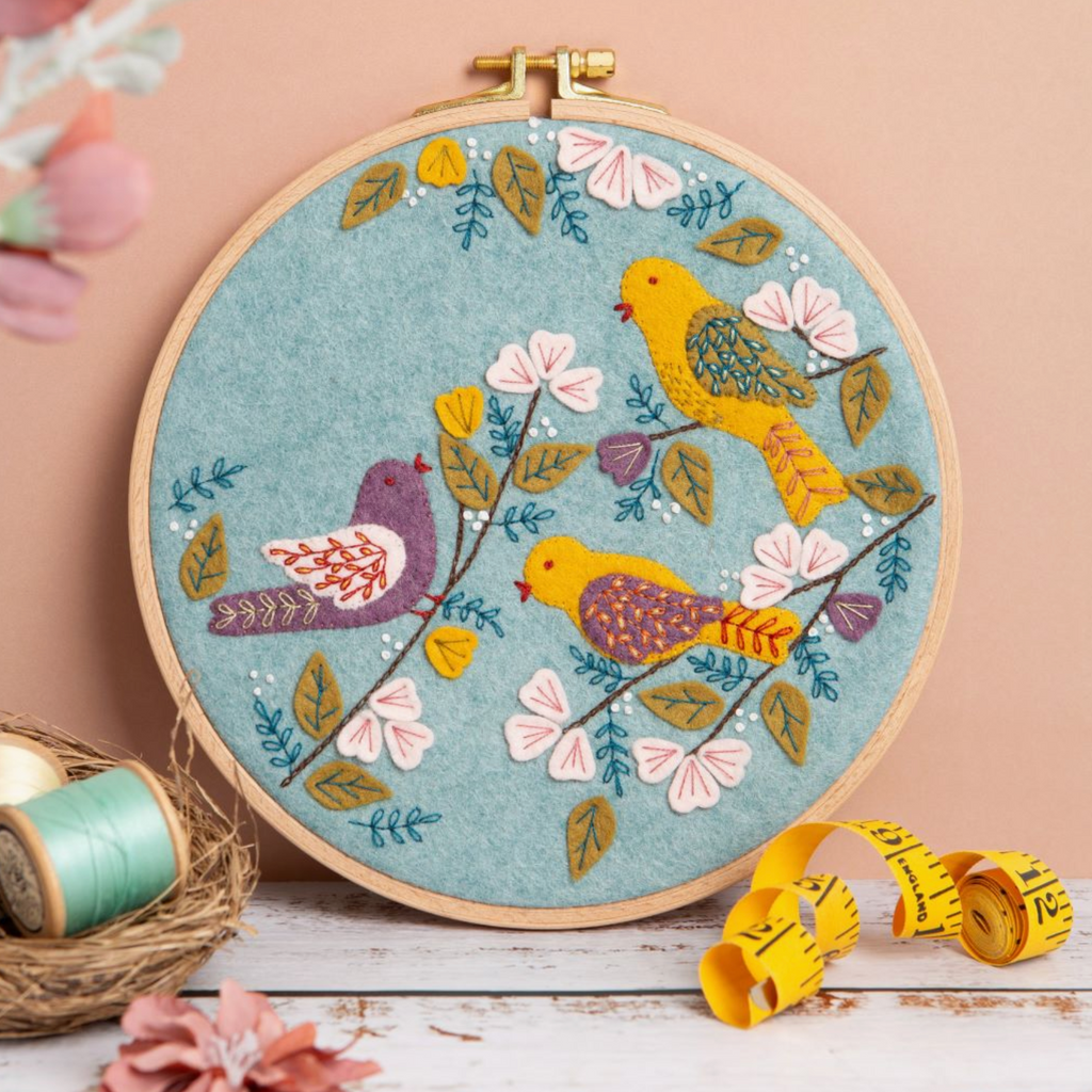 Dawn Chorus Appliqué Hoop Craft Kit