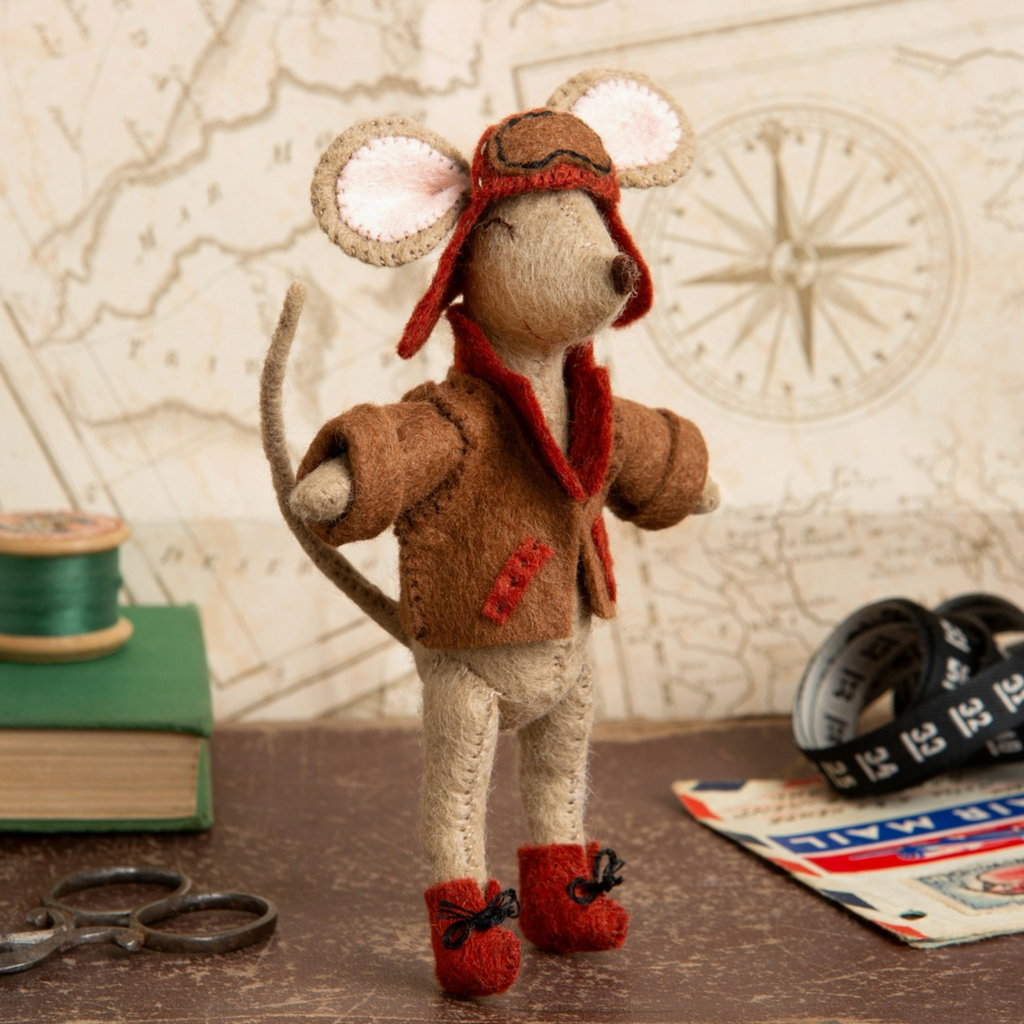 Little Mouse the Aviator Felt Craft Mini Kit