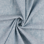 Denim Blue Yarn Dyed Linen Cotton Blend