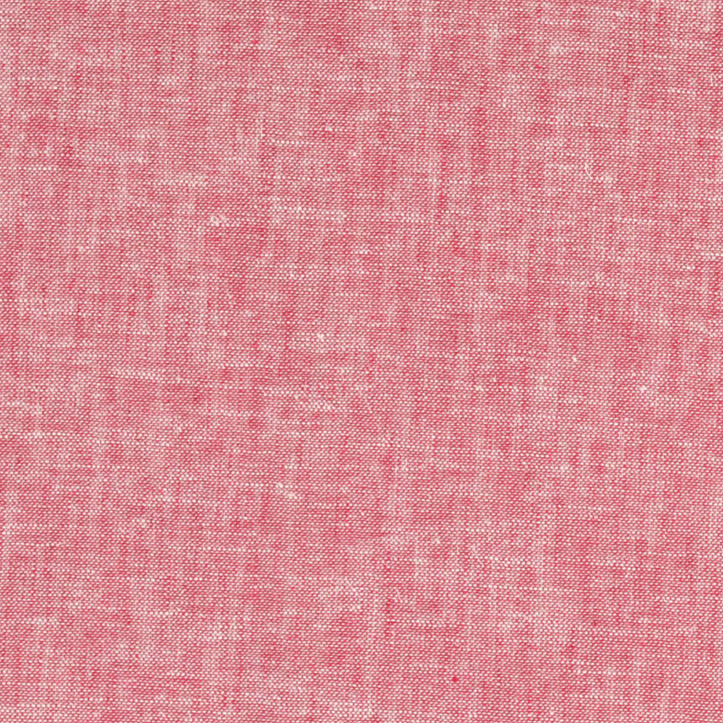 Red Yarn Dyed Linen Cotton Blend